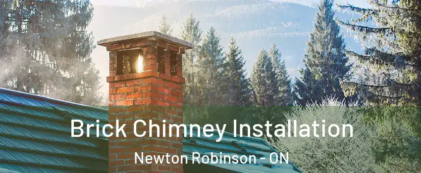 Brick Chimney Installation Newton Robinson - ON