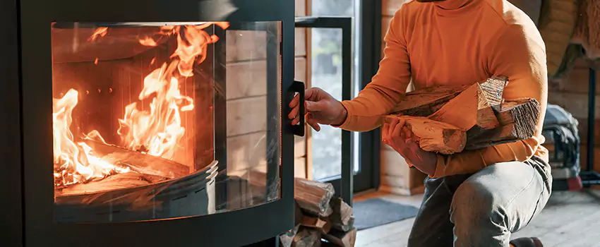 Residential Fireplace Ceramic Glass Installation in Bradford, ON