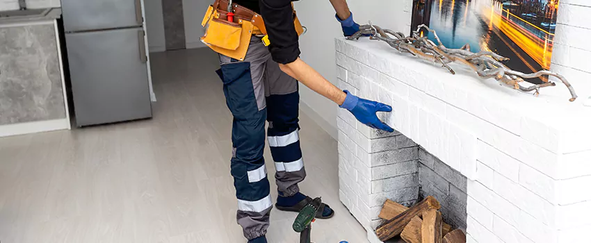 Outdoor Fireplace Restoration in Fishers Corners, Ontario