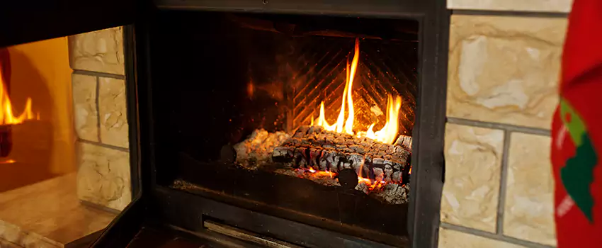 Commercial Prefabricated Fireplace Replacement in Fishers Corners, Ontario