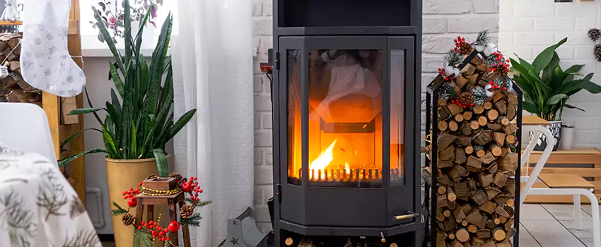 Thelin Hearth Products Direct Vent Gas Stove Fireplace Inspection in Fishers Corners, ON