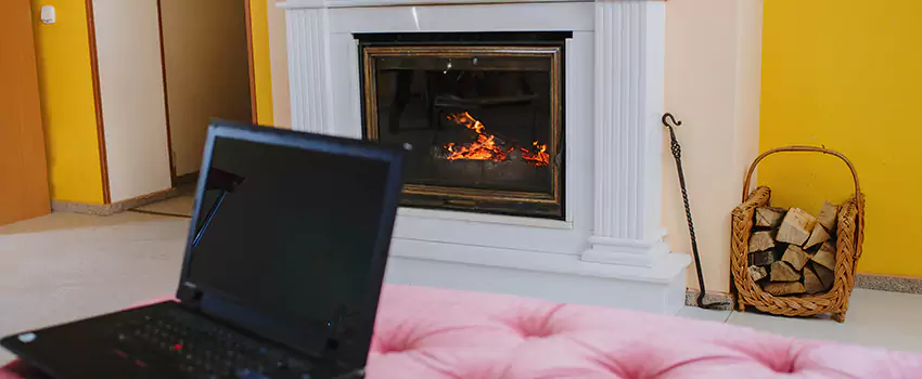 Valor Outdoor Gas Fireplace in Fishers Corners, Ontario